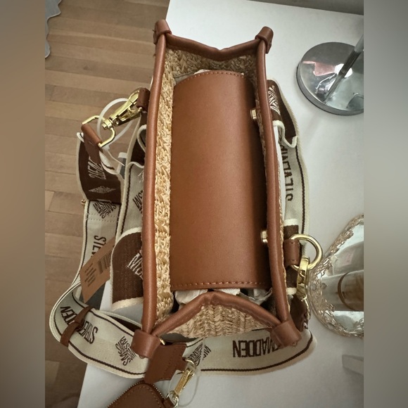 Brand New Steve Madden Straw Satchel ✨ - Picture 3 of 6